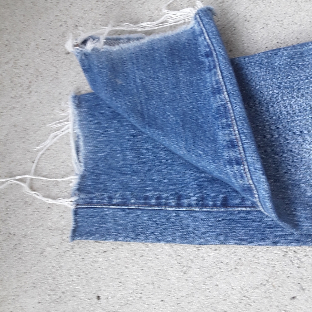 Madewell Rigid Skinny Raw Hem Distressed Jean's 25 Taller - Picture 6 of 11